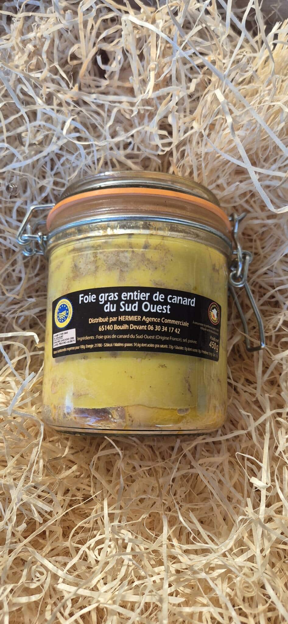 Foie gras entier 450g IGP